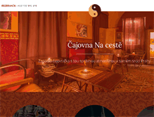 Tablet Screenshot of cajovna-naceste.cz